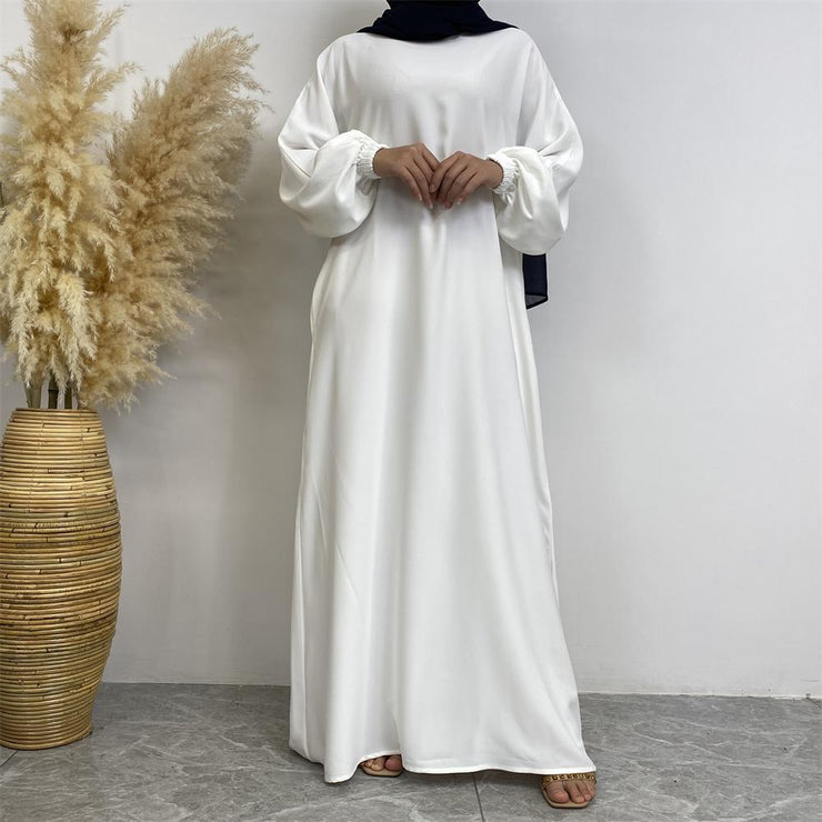 Classic Abaya-White
