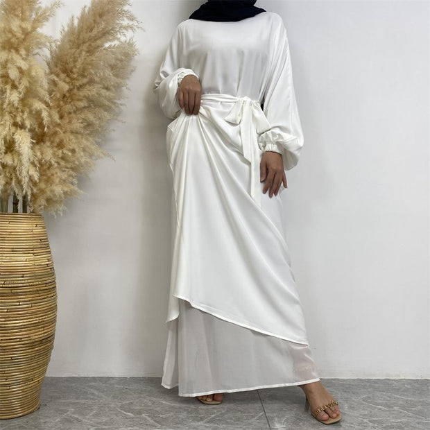 Classic Abaya-White