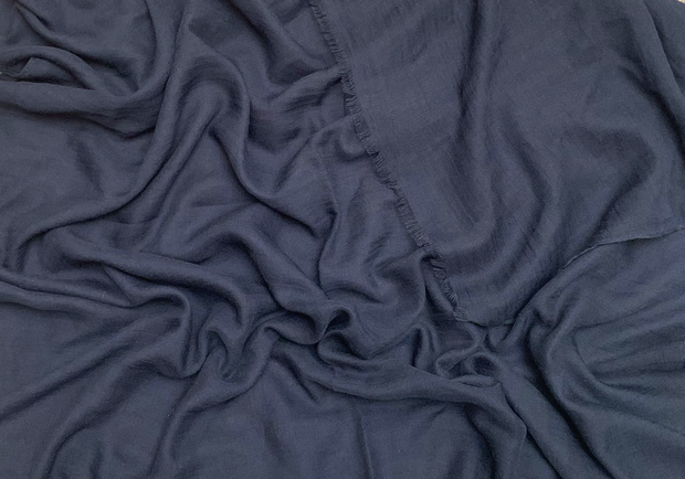 Cotton Viscose Dark Navy