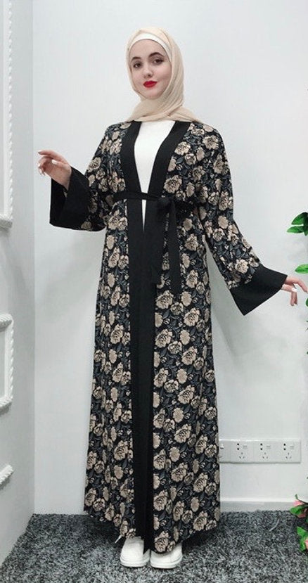 Floral Kimono Abaya
