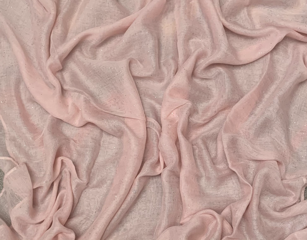 Glitter Viscose Baby Pink