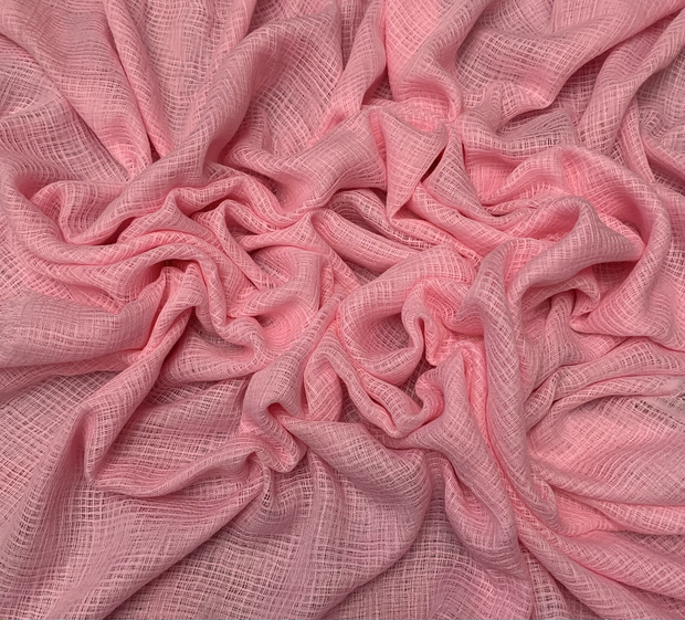 Hollow Cotton Bubblegum Pink