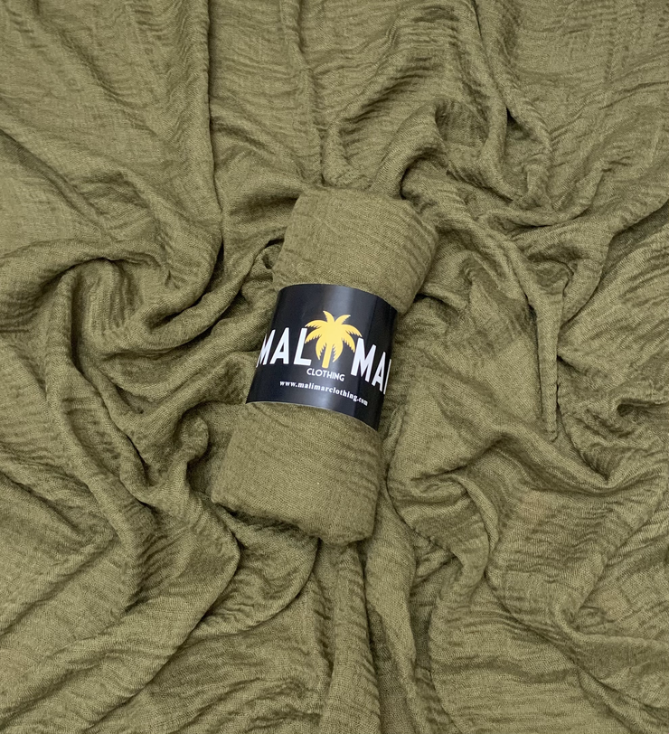 Premium Cotton-Dark Olive