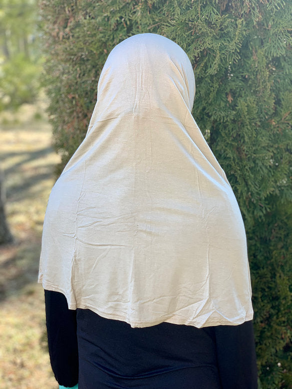 Two Piece Amira Hijab - Nude
