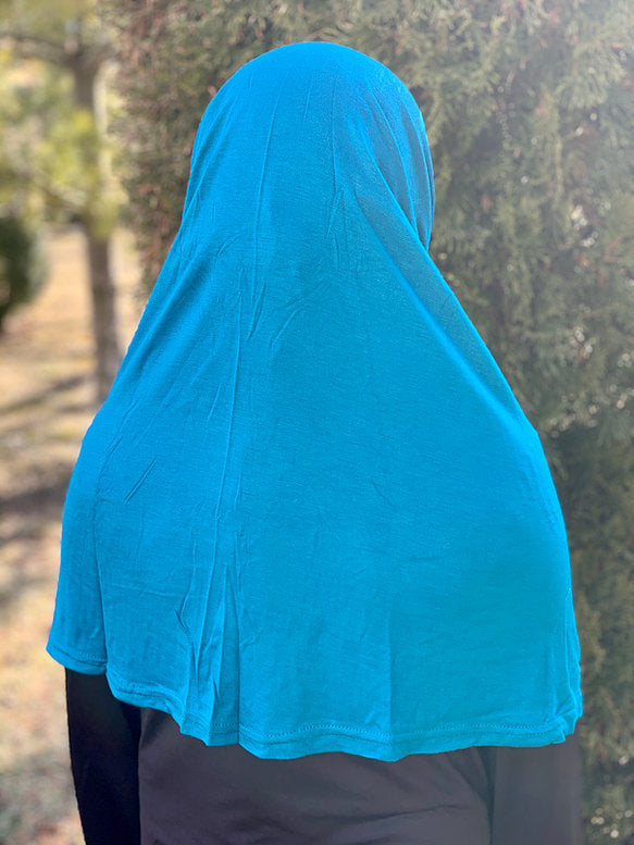 Two Piece Amira Hijab - Polar Blue